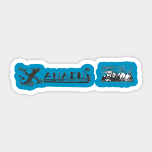 Xanadu - Honeydew & the Milk of Paradise! Sticker